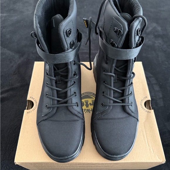 Dr. Martens Black Combat Boots - Picture 5 of 6